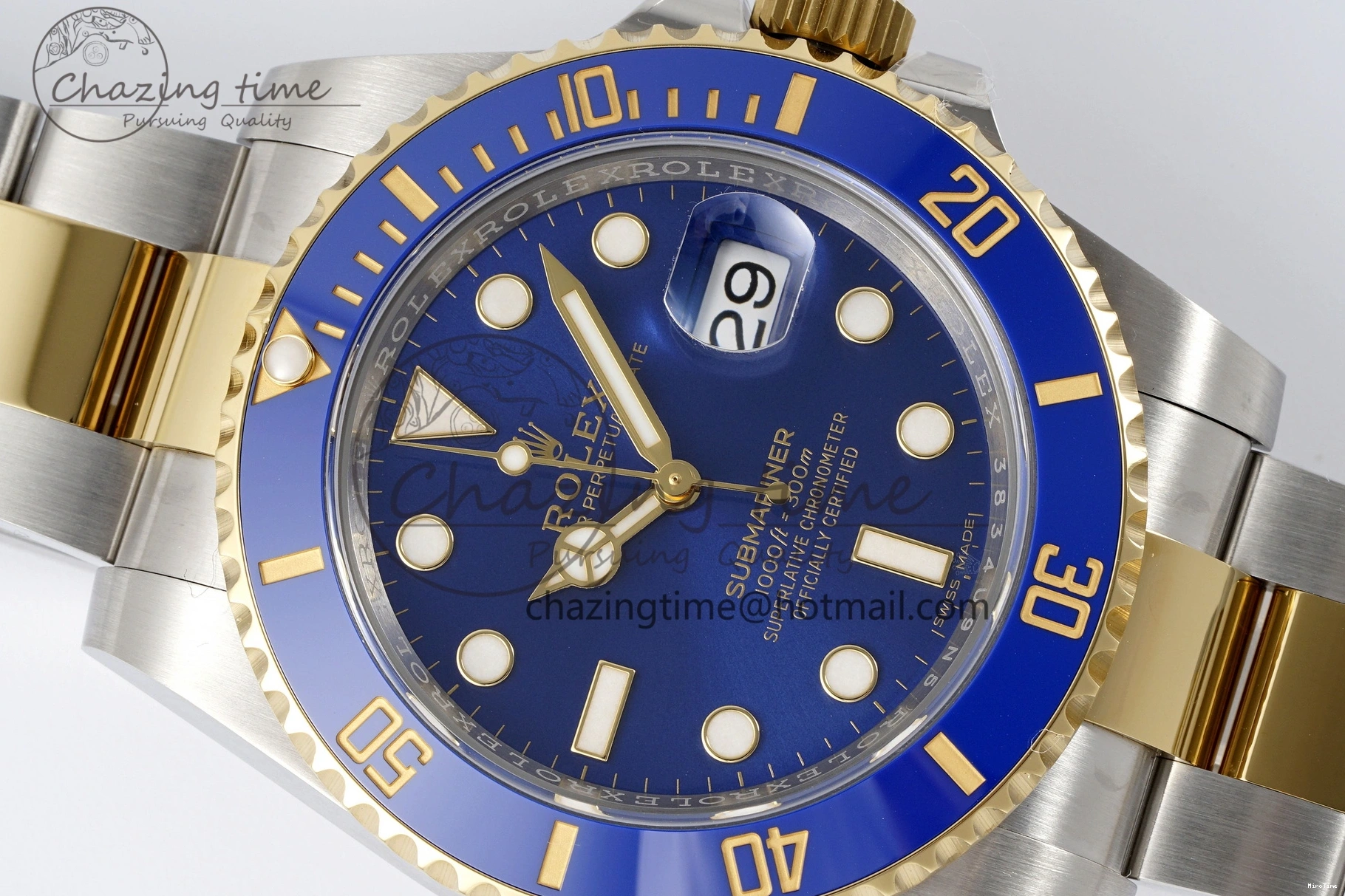 MiroTime 0306 TimelessDesign Submariner 116613 LB Blue Ceramic AR+F 1:1 Best Edition 904L SS Case and Bracelet VR 1823